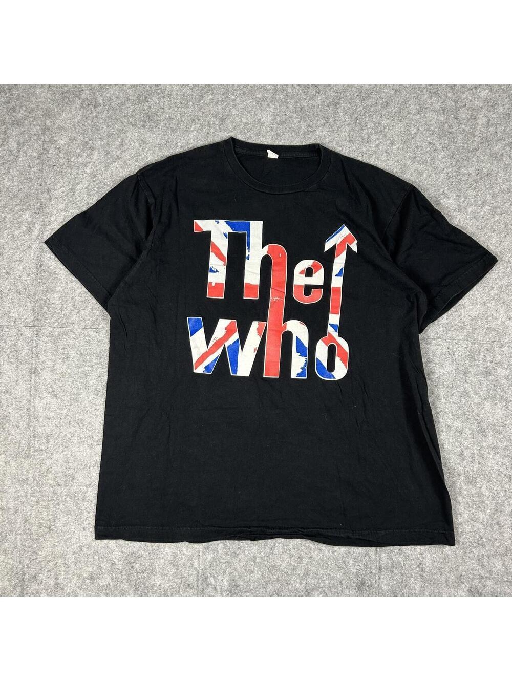 The Who Quadrophenia and More Tour Black Band T Shirt Double Sided Size XL